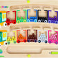 Magnetic Color & Number Maze Montessori Wooden Puzzle Game Board